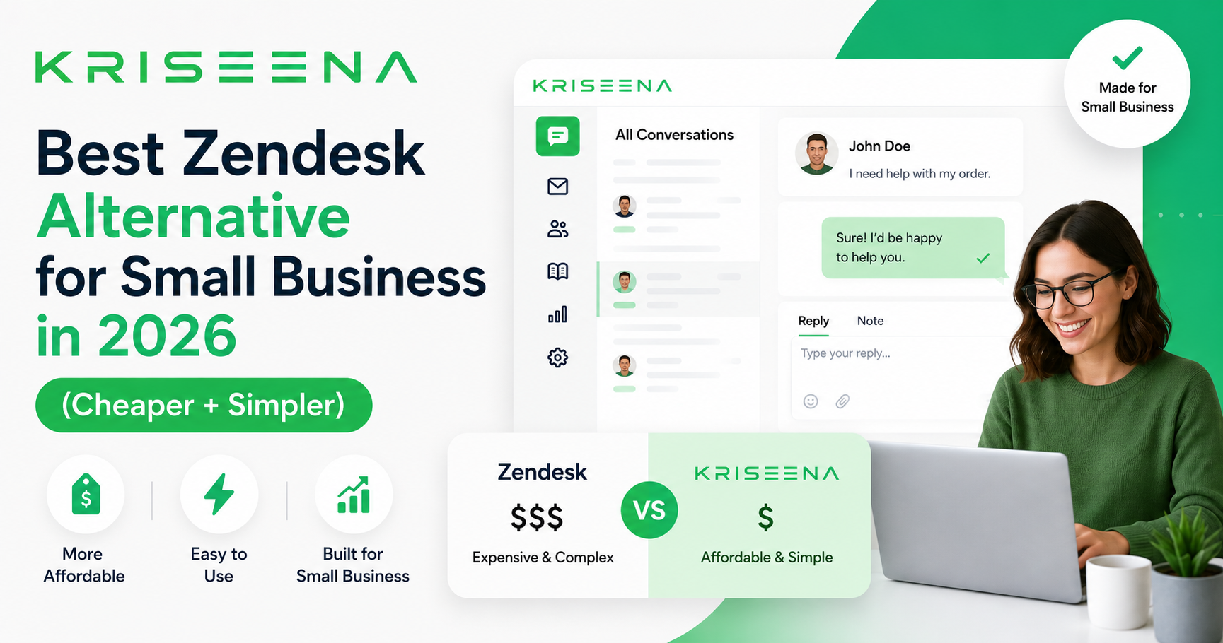 Best Zendesk Alternative for Small Business in 2026 (Cheaper + Simpler)
